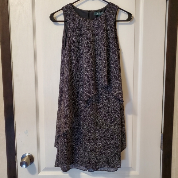 Ralph Lauren Dresses & Skirts - Ralph Lauren Polkadot A-Line Dress (Size 4)